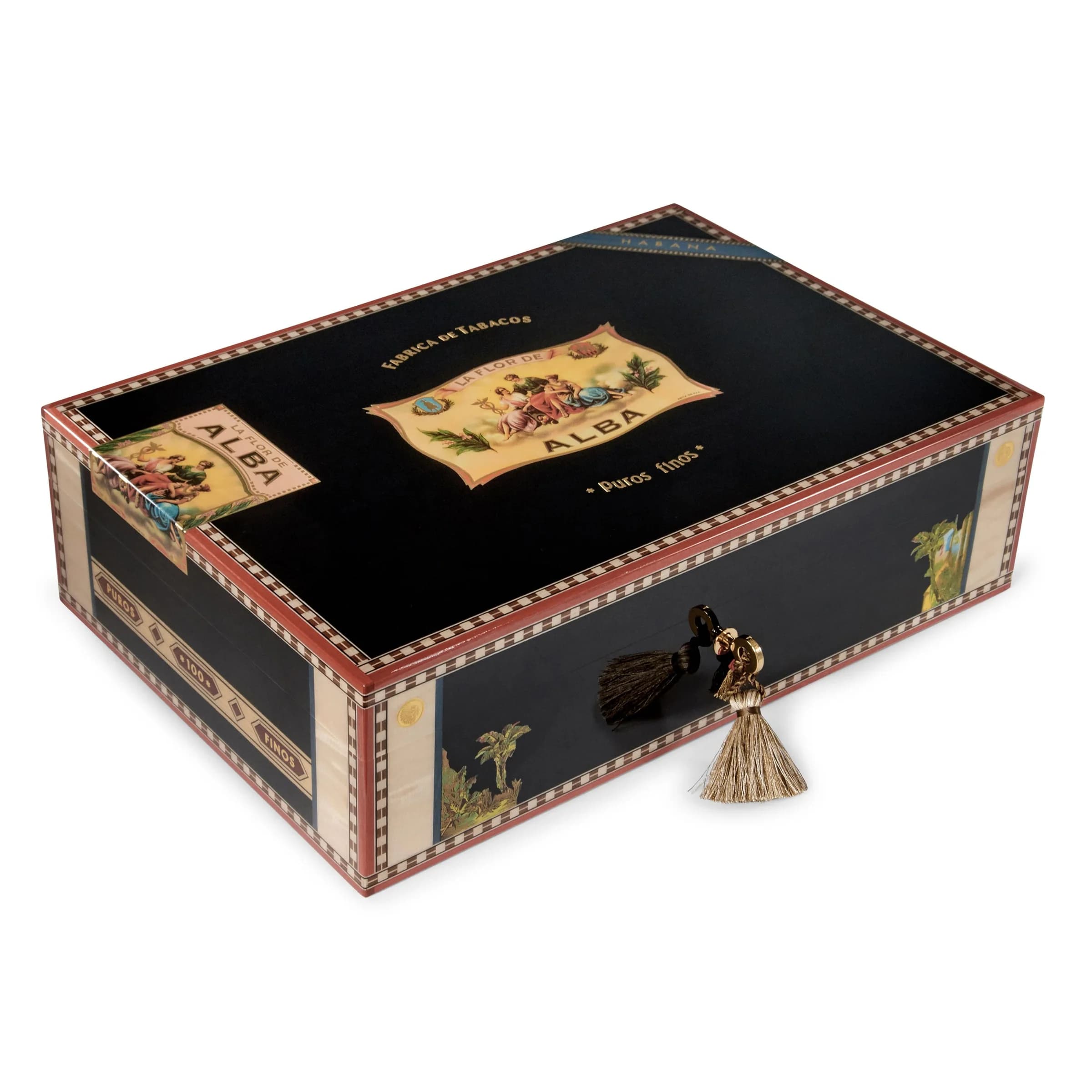 Flor De Alba - 110 Cigars - Black